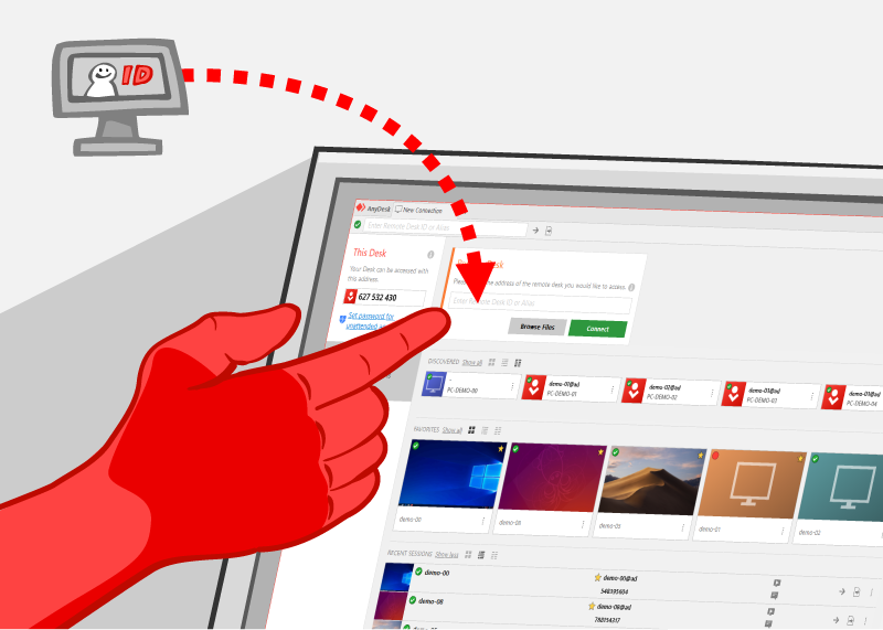 AnyDesk Guide Step 2